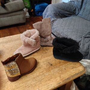 Stylish Fur and Glitter Boots Collection